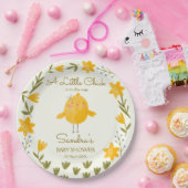 養鶏動物の赤お洒落ちゃんシャワー ペーパープレート (パーティー)