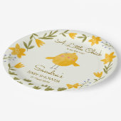 養鶏動物の赤お洒落ちゃんシャワー ペーパープレート (アングル)