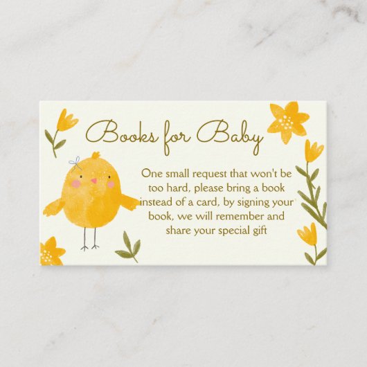 養鶏動物の赤ちゃんシャワー予約のリクエスト エンクロージャーカード (正面)