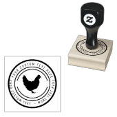 養鶏卵 ラバースタンプ (押印)