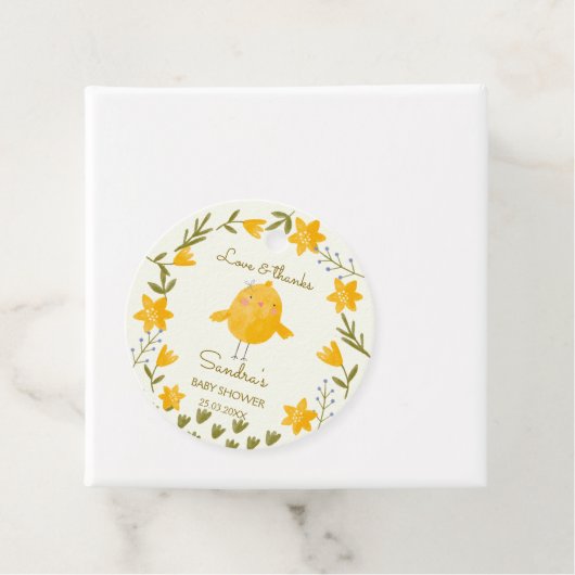 養鶏場の動物の赤お洒落ちゃんシャワーの好意 フェイバータグ (インサイチュ)