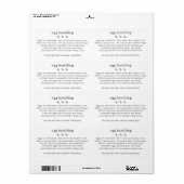 養鶏場生卵ハンドリングカートン ラベル (フルシート)