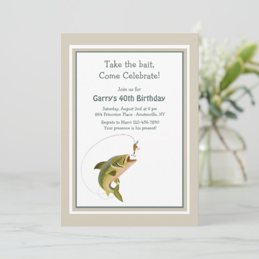 餌の魚の招待状を取って下さい 招待状 (スタンド正面)