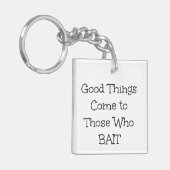 餌を来与える者に善い物 キーホルダー (正面左)