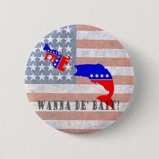 餌を食べる？ 缶バッジ (正面)