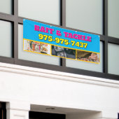 餌仕掛けカスタム旗 横断幕 (ビルの外側)