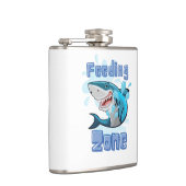 餌帯のサメ、漫画スタイル フラスク (右)