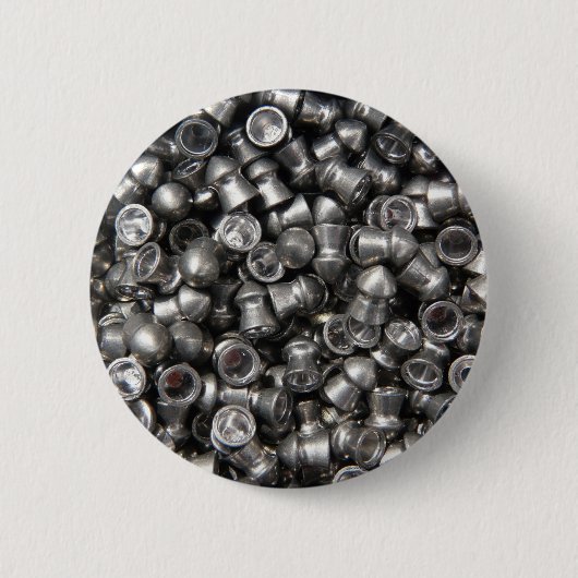 餌銃の弾薬-撃つことのための鉛のシャープのヒント 缶バッジ (正面)