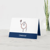 餞別の休暇旅行カード カード (正面)