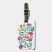 餞別の荷物のラベル ラゲッジタグ (正面縦)