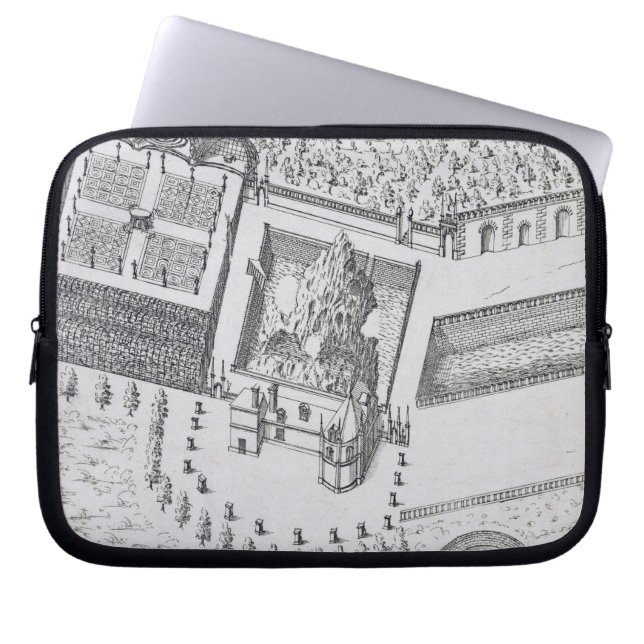 館の隠者の住処およびMaison Blanc ラップトップスリーブ (正面)