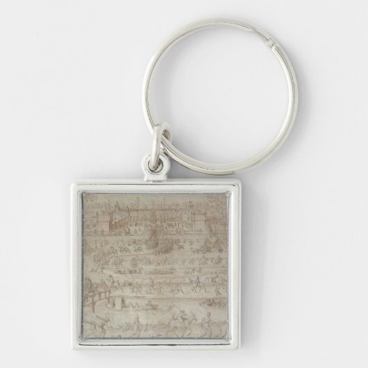 館のd'Anetのフェスティバル キーホルダー (正面)