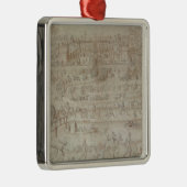 館のd'Anetのフェスティバル メタルオーナメント (右)