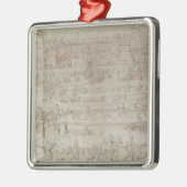 館のd'Anetのフェスティバル メタルオーナメント (左)