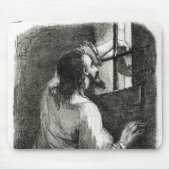 館のd'Ifで投獄されるエドモンドDantes マウスパッド (正面)