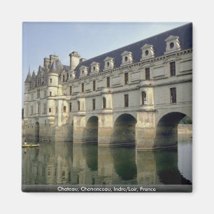 館、Chenonceau、アンドル県またはLoir、フランス マグネット