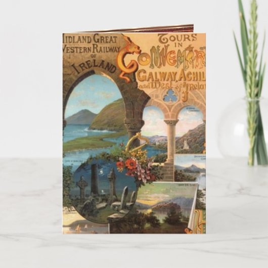 饗宴のためのヴィンテージメニュー – アイルランド –  シーズンカード (正面)