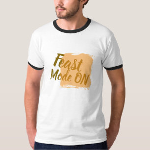 饗宴モードオンおもしろいグルメ Tシャツ