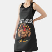 饗宴モード感謝祭おもしろいトルコフィットネス食事 エプロン (インサイチュ)