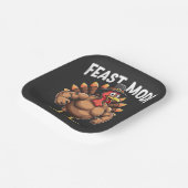 饗宴モード感謝祭おもしろいトルコフィットネス食事 ペーパープレート (傾斜あり)