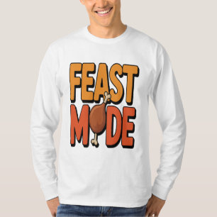 饗宴モード感謝祭おもしろいトルコ脚の休日 Tシャツ