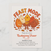 饗宴モード感謝祭 招待状 (正面/裏面)