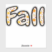 饗宴モード – かわいい秋の心地よい食べ物プレートboxy T シール (シート)