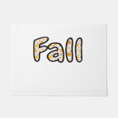 饗宴モード – かわいい秋の心地よい食べ物プレートboxy T ドアマット (正面)