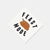 饗宴モード | 感謝祭トルコ スタンダードカクテルナプキン (角)