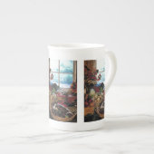 饗宴 –  ボーンチャイナマグカップ (正面右)