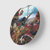 饗宴 – ラウンド壁時計 (傾斜)