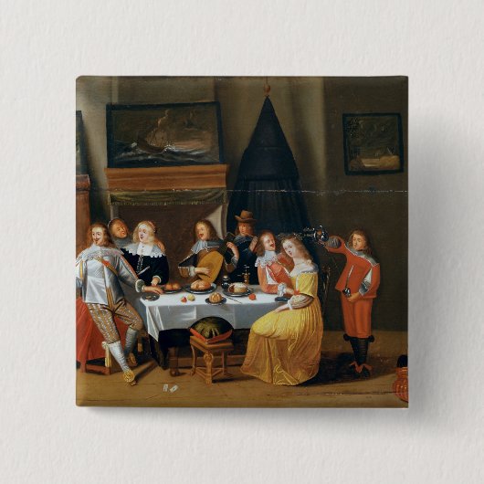 饗宴 缶バッジ (正面)