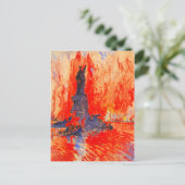 首なし自由の女神とNYCの炎 ポストカード (スタンド正面)