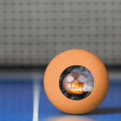 首なし騎士のカボチャのランタン　炎と化す 卓球ボール (ネット)