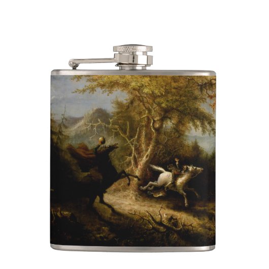 首なし騎士の伝説 ハロウィンの幽霊 フラスク (正面)