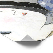 首に火を付ける北川歌麿 ポスター (角)