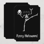 首のないダンシングスケルトン 招待状 (正面/裏面)