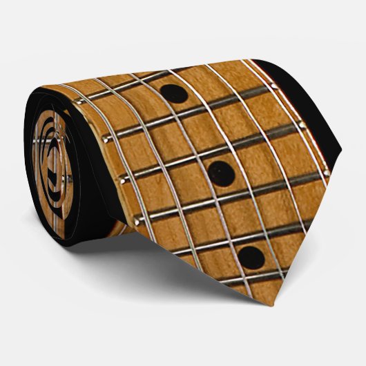 首のタイのかえでのギターの首 ネクタイ (ロール)