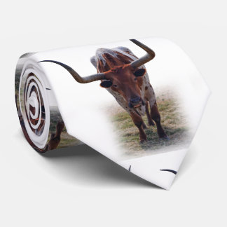 首のタイのテキサス州の長角牛 ネクタイ