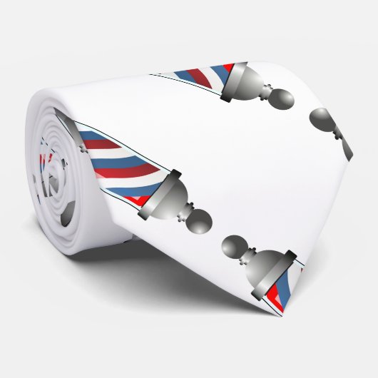 首のタイの理容師のポーランド人のデザイン ネクタイ (ロール)