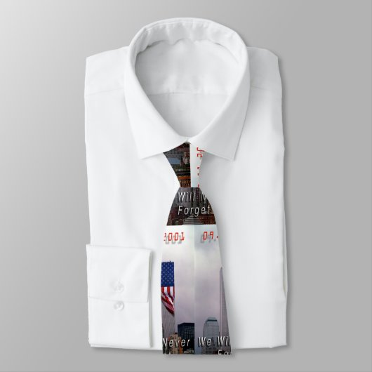 首のタイ9-11私達が決して忘れない ネクタイ (タイ)