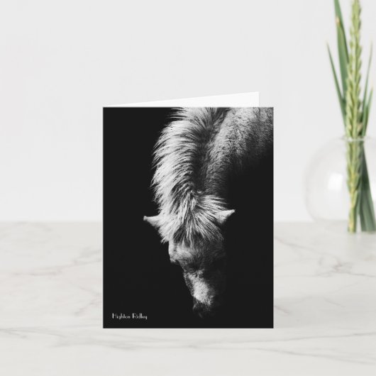 首のノート/カードの曲線 カード (正面)