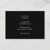 首の古い解剖学のイラストレーション筋肉 名刺 (裏面)