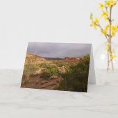 首の春トレイルCanyonlands国立公園 カード (黄色い花)