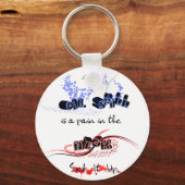 首の痛み、キーチ吸ェインアップ キーホルダー (正面)