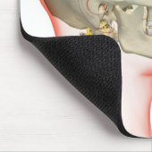 首の神経のレンダリング マウスパッド (コーナー)