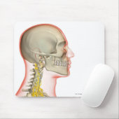 首の神経のレンダリング マウスパッド (マウス)