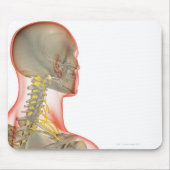 首の神経2 マウスパッド (正面)