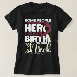 首の認識度何人かの人々は彼らのヒーローに会わない Tシャツ