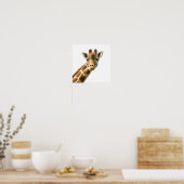 首の長いキリンのポスター ポスター (キッチン)